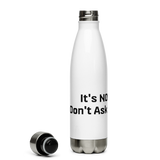 NOvember Stainless Steel Water Bottle