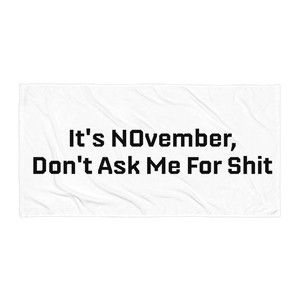 NOvember Towel