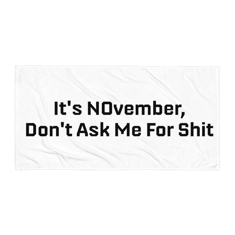 NOvember Towel