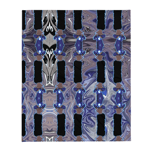 Berry Blues Throw Blanket