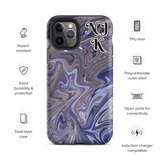 Berry Blues Tough iPhone Case