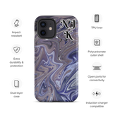 Berry Blues Tough iPhone Case