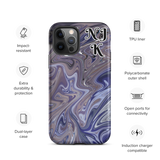 Berry Blues Tough iPhone Case