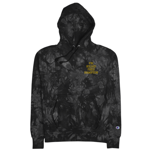 Fred Hampton Unisex Champion tie-dye hoodie