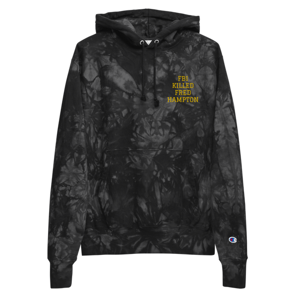 Fred Hampton Unisex Champion tie-dye hoodie