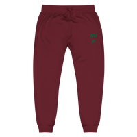 Green NJK Unisex Embroidered Fleece Sweatpants
