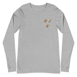 Fist Up Embroidered Unisex Long Sleeve Tee