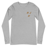 Fist Up Embroidered Unisex Long Sleeve Tee
