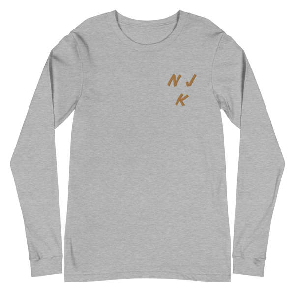 Fist Up Embroidered Unisex Long Sleeve Tee