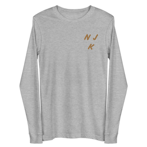 Fist Up Embroidered Unisex Long Sleeve Tee