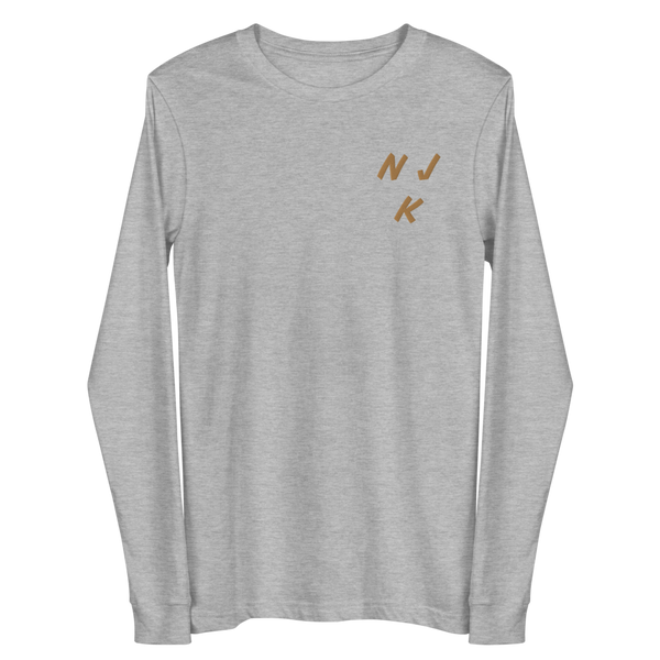 Fist Up Embroidered Unisex Long Sleeve Tee