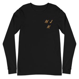 Fist Up Embroidered Unisex Long Sleeve Tee