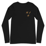 Fist Up Embroidered Unisex Long Sleeve Tee