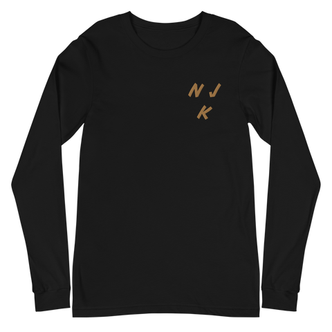Fist Up Embroidered Unisex Long Sleeve Tee