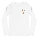 Fist Up Embroidered Unisex Long Sleeve Tee