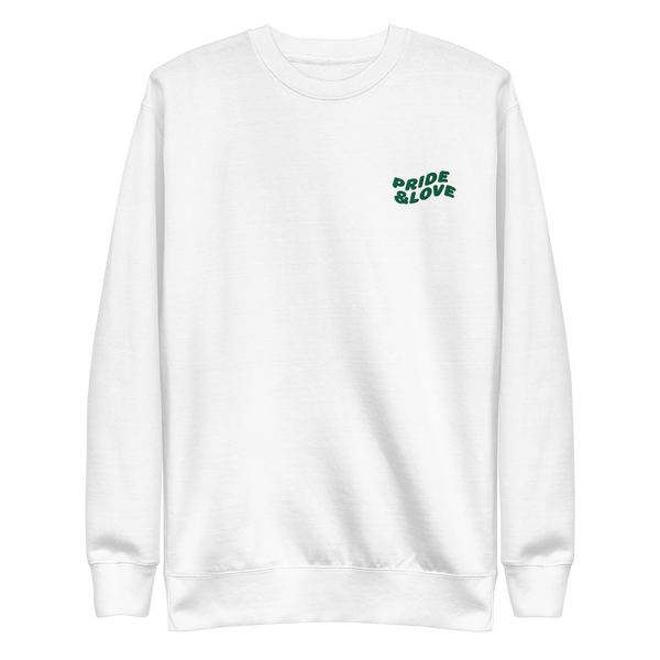 Pride & Love Embroidered Unisex Premium Sweatshirt