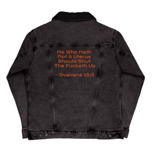 Ovarians 15:5 Unisex Denim Sherpa Jacket