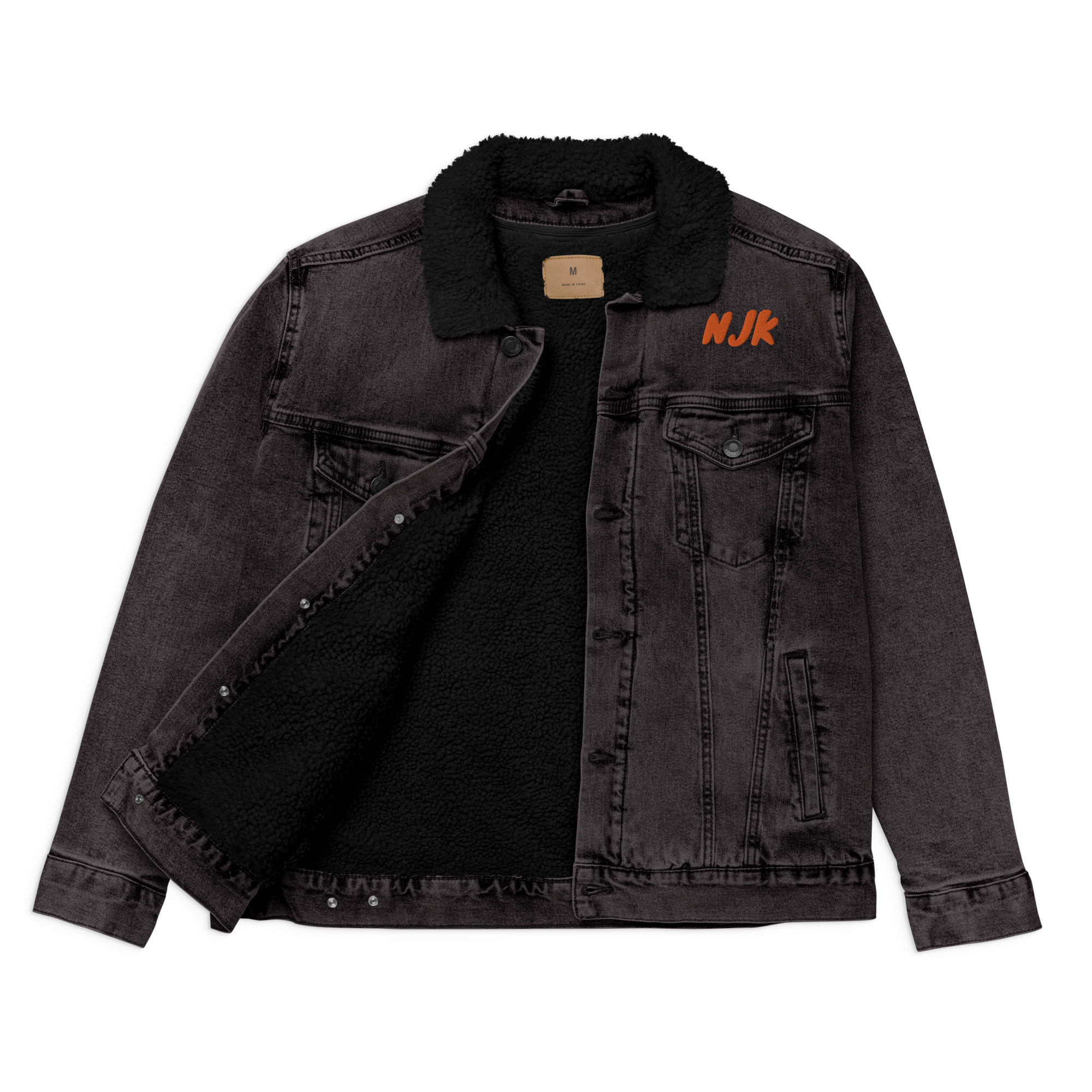 Ovarians 15:5 Unisex Denim Sherpa Jacket