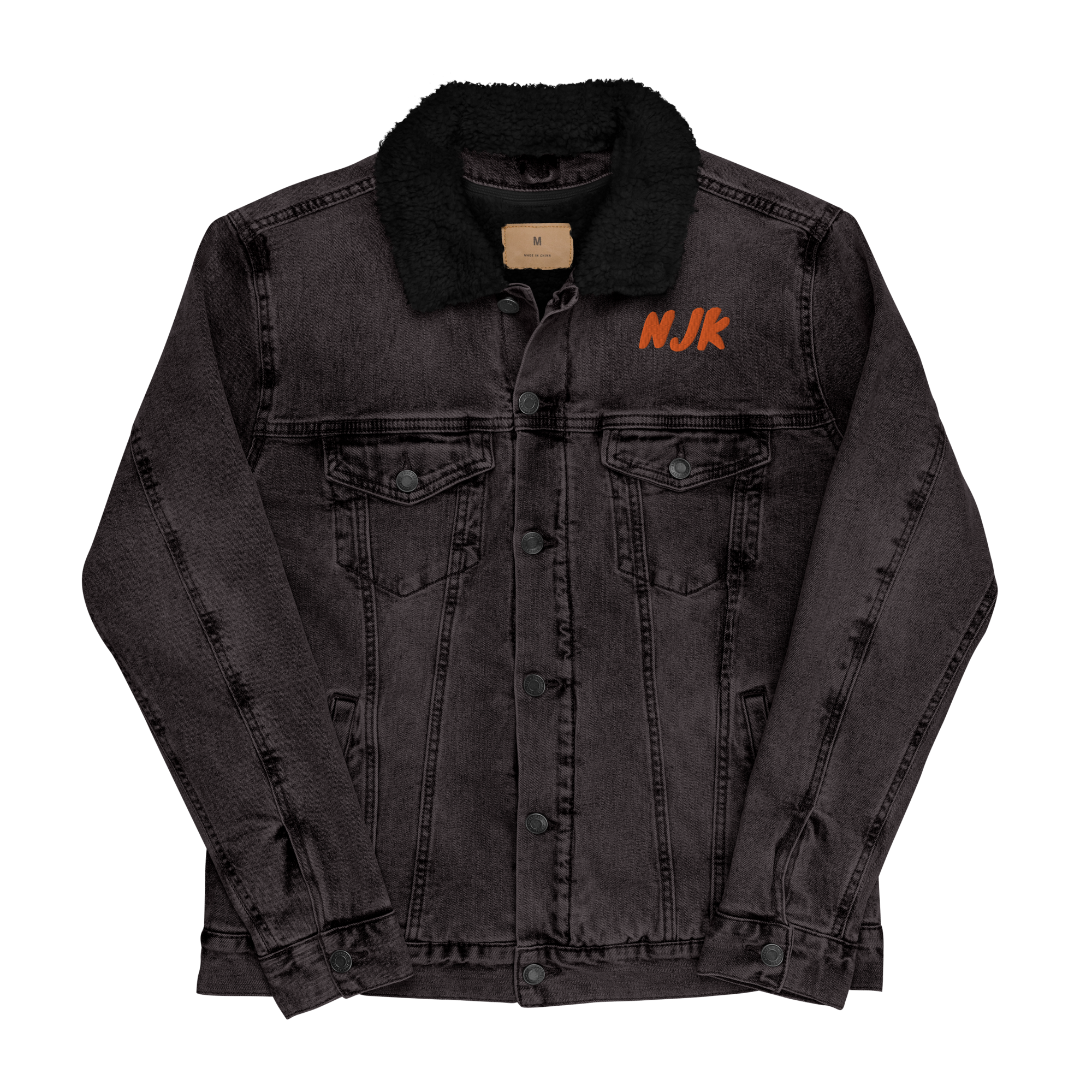 Ovarians 15:5 Unisex Denim Sherpa Jacket