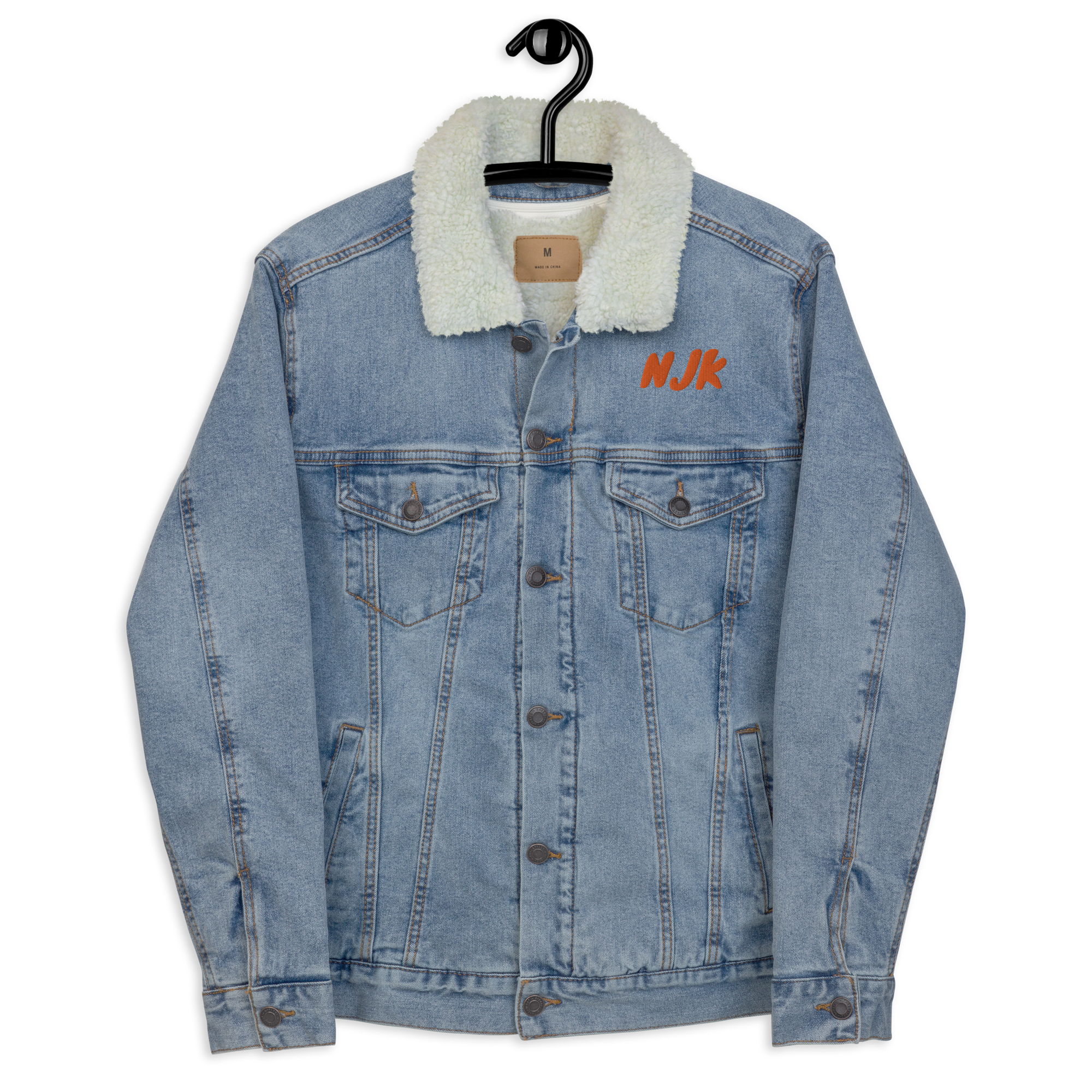 Ovarians 15:5 Unisex Denim Sherpa Jacket