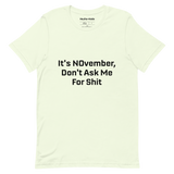 NOvember Short-Sleeve Unisex T-Shirt