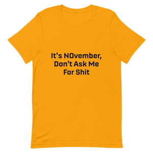 NOvember Short-Sleeve Unisex T-Shirt