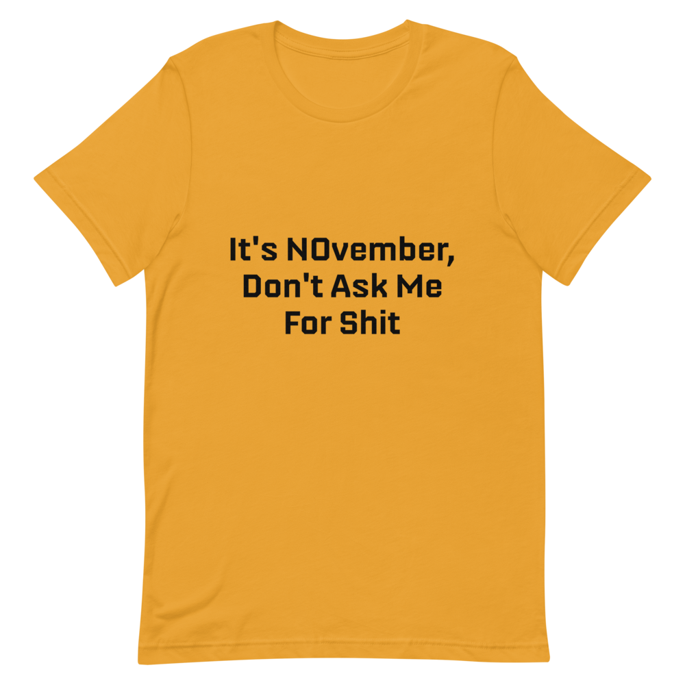 NOvember Short-Sleeve Unisex T-Shirt