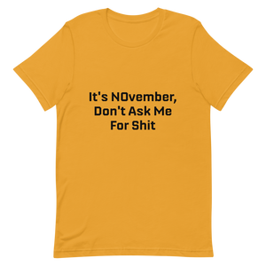 NOvember Short-Sleeve Unisex T-Shirt