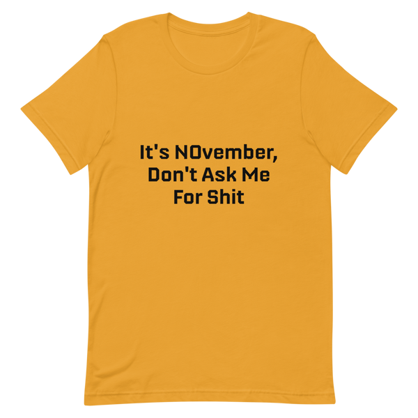 NOvember Short-Sleeve Unisex T-Shirt