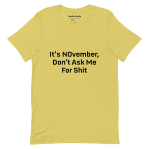 NOvember Short-Sleeve Unisex T-Shirt