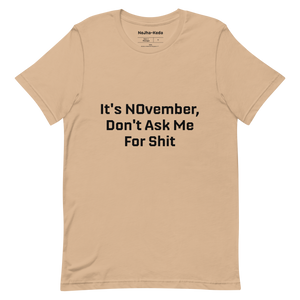 NOvember Short-Sleeve Unisex T-Shirt