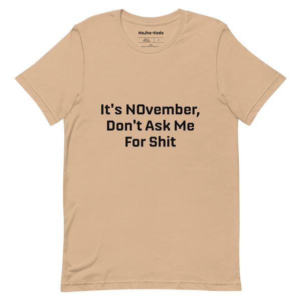 NOvember Short-Sleeve Unisex T-Shirt