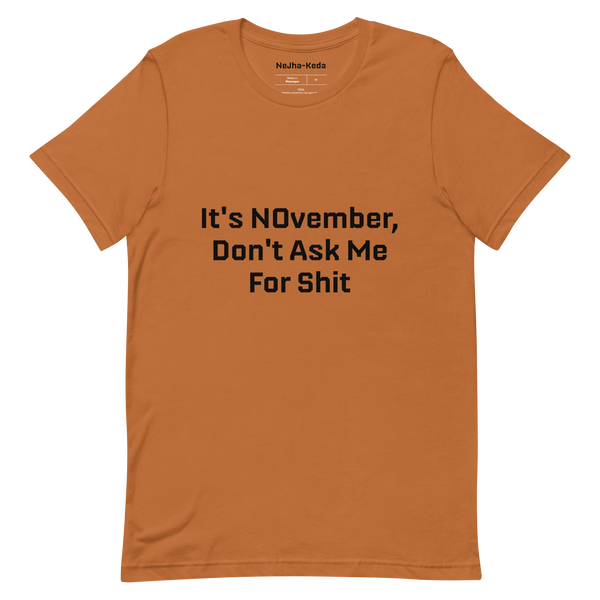 NOvember Short-Sleeve Unisex T-Shirt
