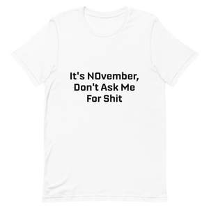 NOvember Short-Sleeve Unisex T-Shirt