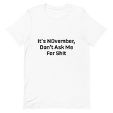 NOvember Short-Sleeve Unisex T-Shirt