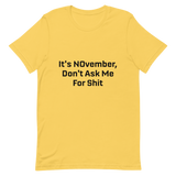 NOvember Short-Sleeve Unisex T-Shirt