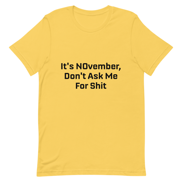 NOvember Short-Sleeve Unisex T-Shirt