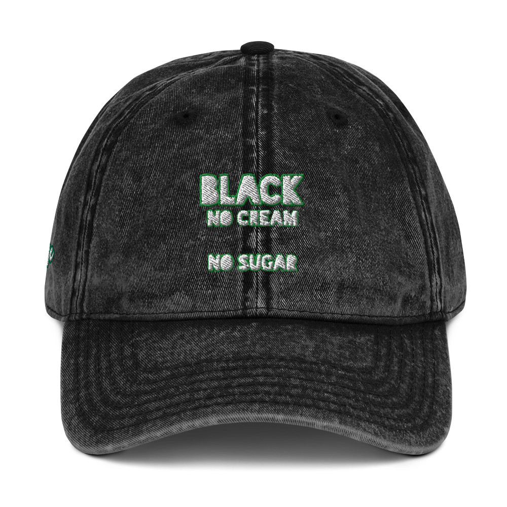 100% Vintage Cotton Twill Cap