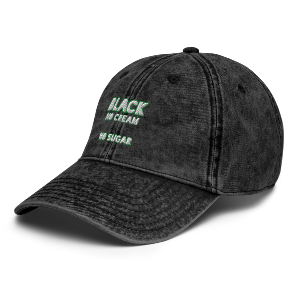 100% Vintage Cotton Twill Cap