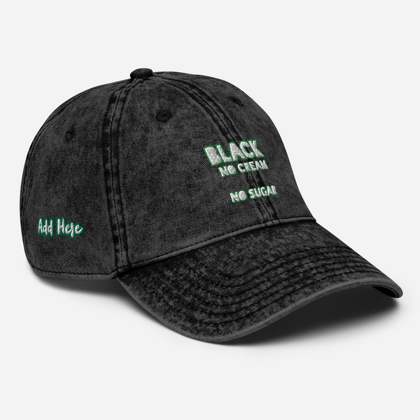 100% Vintage Cotton Twill Cap