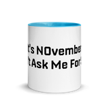 NOvember Mug With Color Inside
