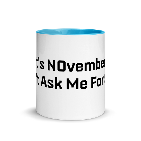 NOvember Mug With Color Inside