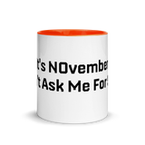 NOvember Mug With Color Inside