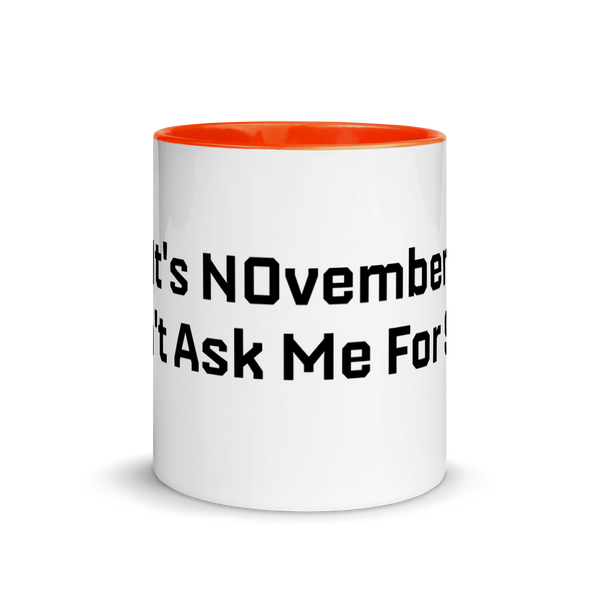 NOvember Mug With Color Inside