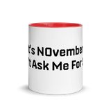 NOvember Mug With Color Inside
