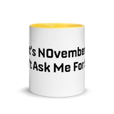 NOvember Mug With Color Inside