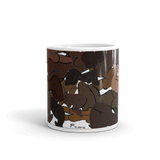 Bawdy Awdy Ody White glossy mug
