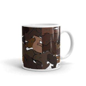 Bawdy Awdy Ody White glossy mug