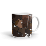 Bawdy Awdy Ody White glossy mug