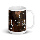 Bawdy Awdy Ody White glossy mug